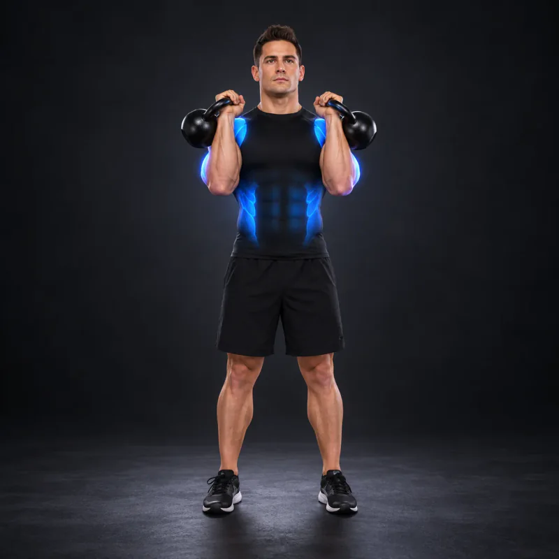 Press Alterno con Kettlebells