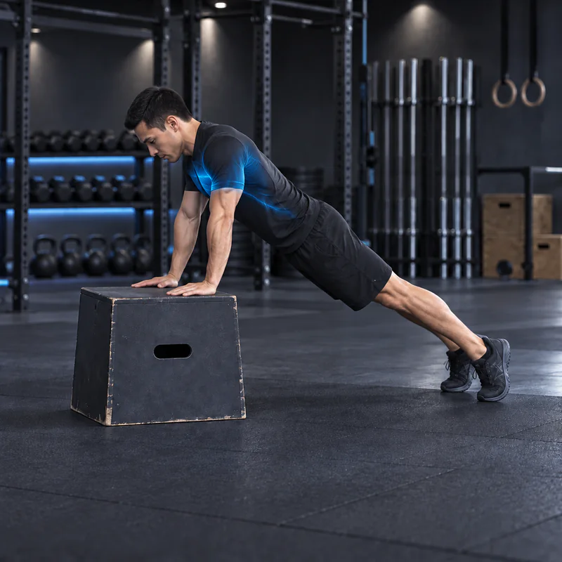 Flexiones Inclinadas: posición final