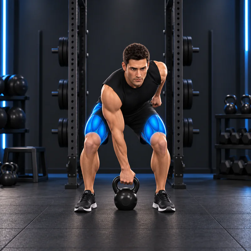 Cargada Muerta con Kettlebell