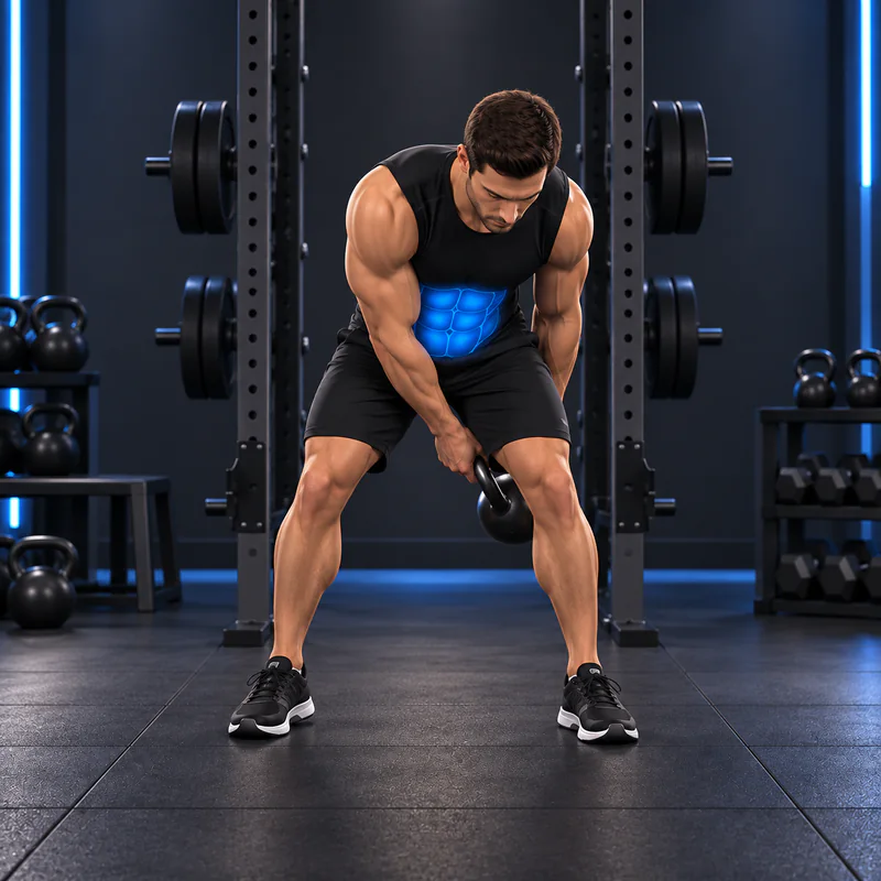 Figura en 8 con Kettlebell