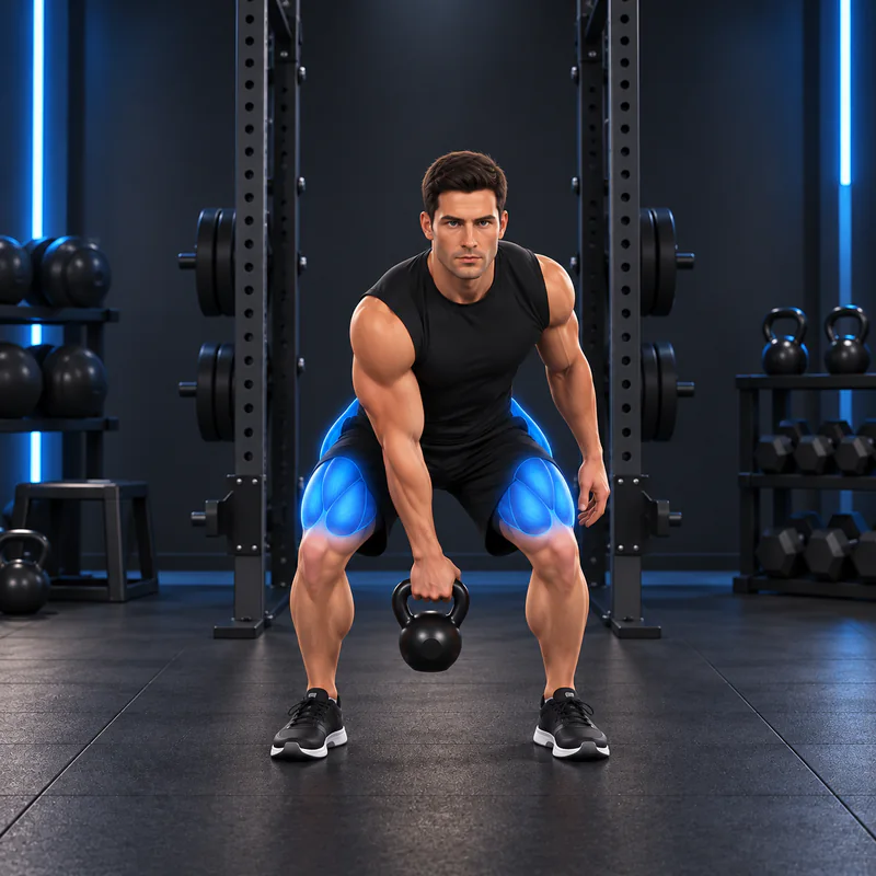 Cargada Colgante con Kettlebell