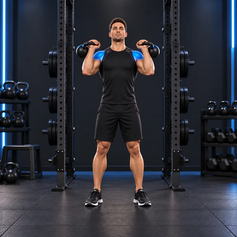 Press Alternado con Kettlebells