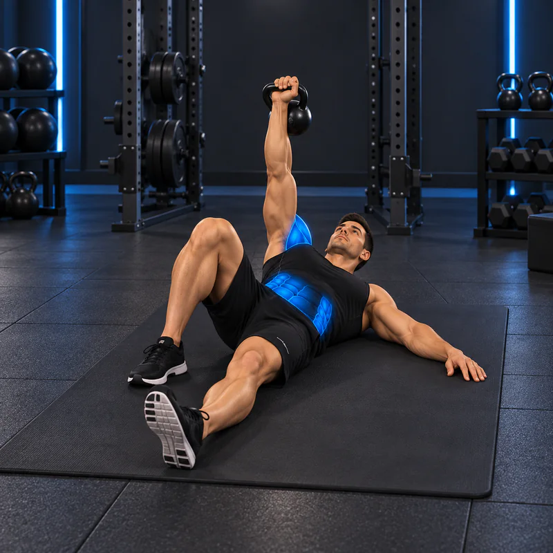 Levantamiento Turco con Kettlebell (Estilo Zancada)