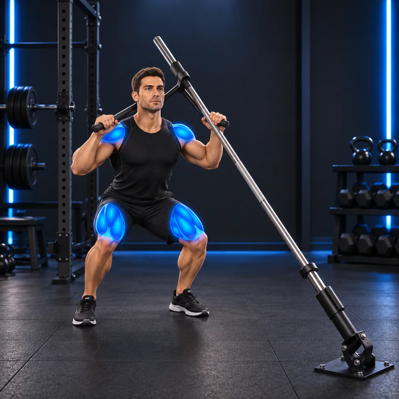 Landmine Linear Jammer con Barra