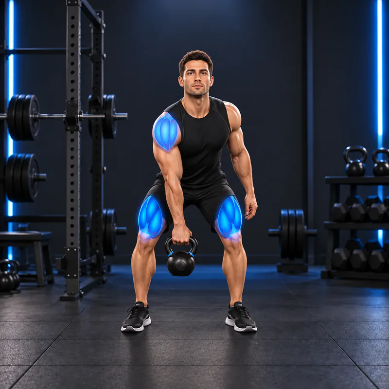 Clean and Jerk a un Brazo con Kettlebell